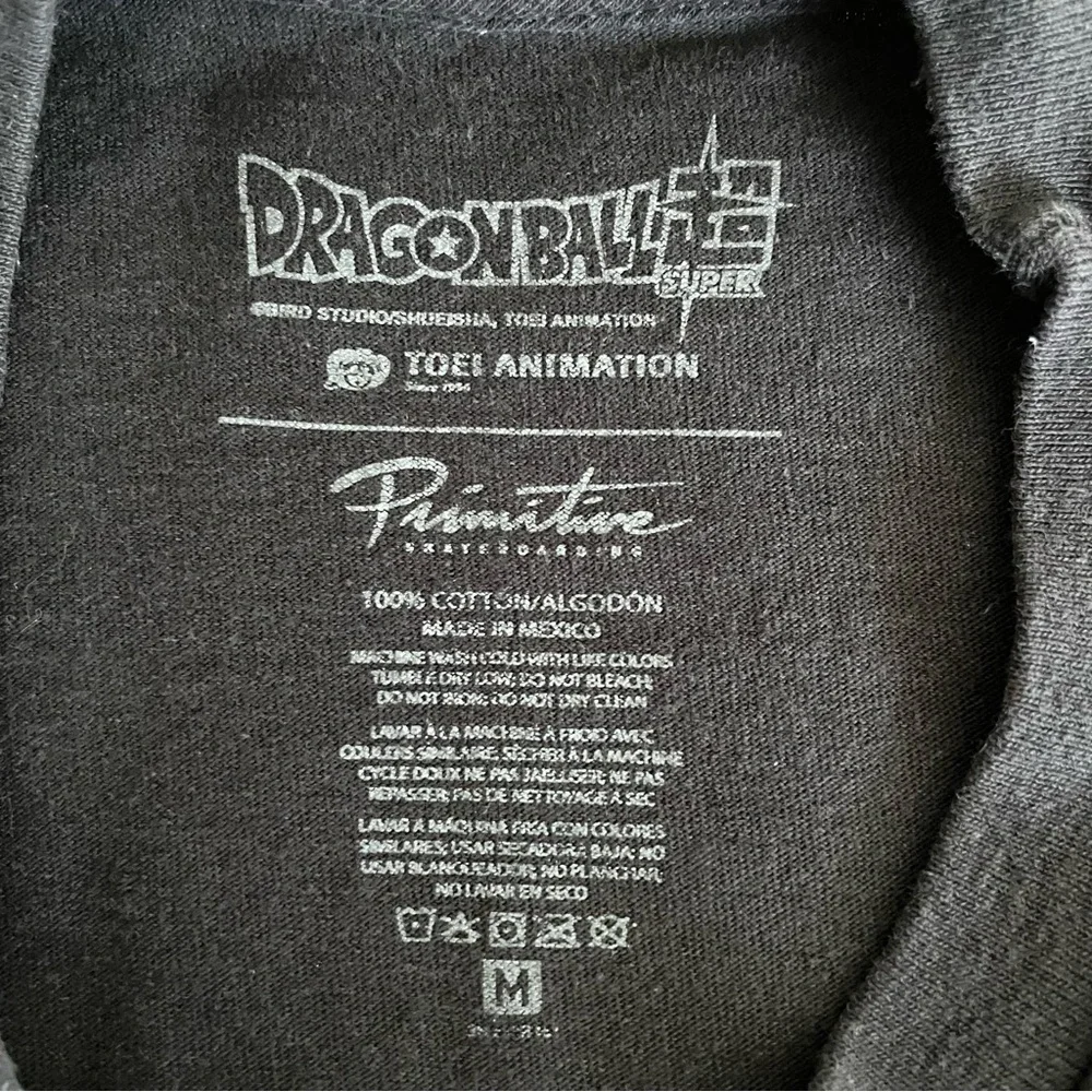 Primitive x Dragon Ball Z Shadow Goku T-Shirt Black MEDIUM - Picture 6 of 7